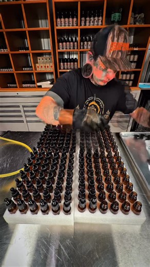 The SmokeWalkers | Bottle filling is repetitive by nature. The same motion again and again. Measure. Pour. Cap. Set it down. There is nothing flashy about it... | Instagram