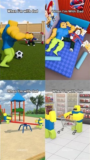 POV: With mom VS with Dad 😱Complete Part 3🥹Roblox Meme #roblox