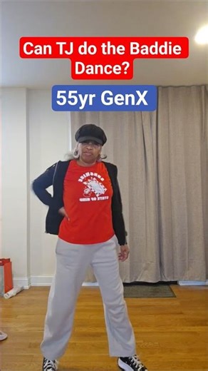 Baddie🔥Can a 55yr GenX have fun with it? #dance #shorts #fypシ゚viral #over50