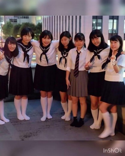 白ハイソックス女子🤍 #制服 #ハイソックス #セーラー服
