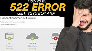 How to Fix Error 522 Connection Timed Out | Cloudflare Error 522 Solution (2025)