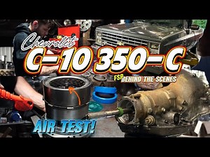 HOW TO ASSEMBLE AND AIR TEST YOUR TH350 TRANSMISSION DRUMS AND PUMP