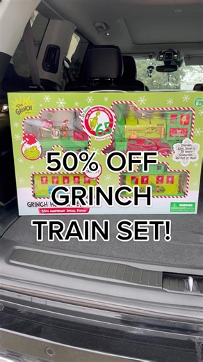 50% OFF GRINCH 36pc Train Set at CVS! #extremecouponing #cvs #grinch #grinchmas