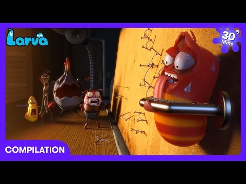 Larva - ¡Atrapado! ¿Podrá escapar? | Dibujos Infantiles | WildBrain Garaje de Artilugios
