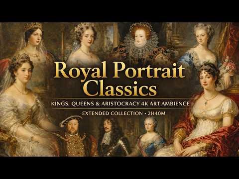 Royal Portrait Classics | Kings, Queens & Aristocracy 4K Art Ambience | Extended Collection (2H40M)
