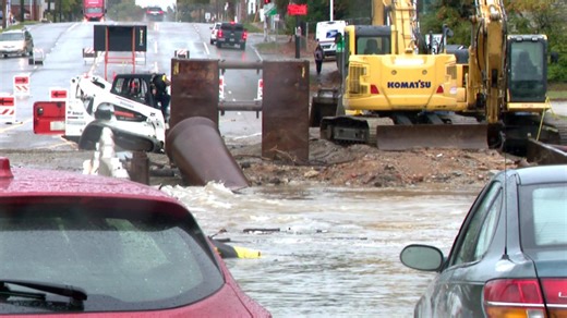 'A concrete barrier could have prevented this': Man, woman who died in St. Louis floodwaters drove off recently removed bridge, eyewitness says