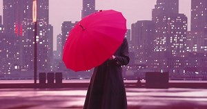 Mime Clown Play Acting Red Umbrella Stock Footage Video (100% Royalty-free) 1097148583 | Shutterstock