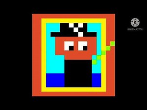 spongebob squarepants theme song in 8 bit paint (minecraft version)