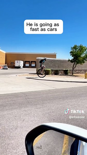 Fastest unicycle in the world 😲