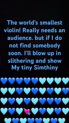 The world's smallest violins!