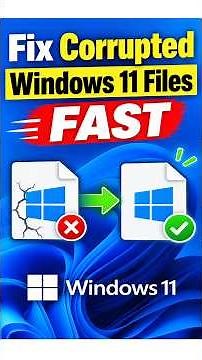 Fix Corrupted Windows 11 Files FAST 🚀