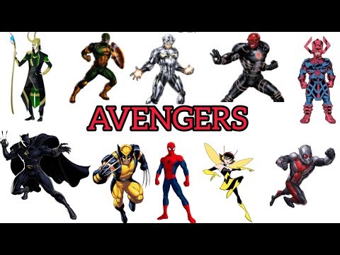 Avengers Heroes and Villains Names | Full Marvel Characters List 2026 | MCU Explained