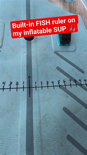DIY fish RULER for all you PADDLEBOARD anglers 🎣