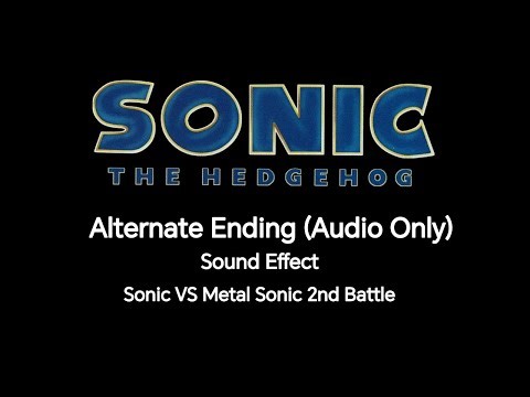 Sonic The Hedgehog OVA (Alternate Ending 2 Audio Only sound effect) (Sonic VS Metal Sonic)