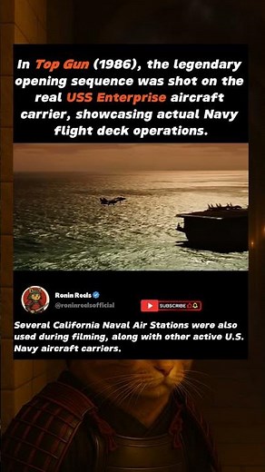 Top Gun’s Real Life Opening Scene Aboard the USS Enterprise 1986