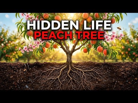 How a Peach Tree Grows and Produces Fruit
