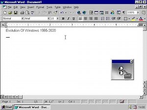 Playing With Clippy on Office 97