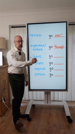 13K views · 277 reactions | Test your Phrasal Verbs with ‘go’ #learnenglish | The Grammar Goat | Facebook