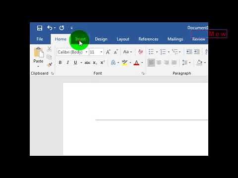3 Cara membuat Garis Horizontal / Lurus di Microsoft word