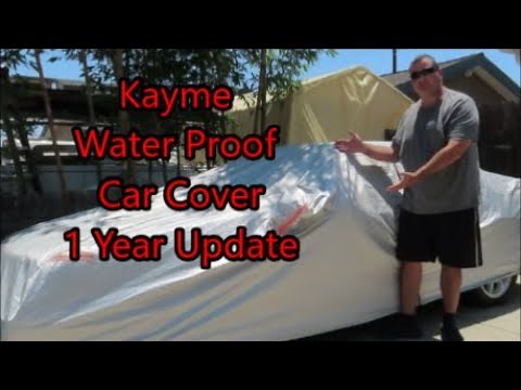 Amazon's Kayme 6-Layer Waterproof All Weather Car Cover 1 Year Performance Update