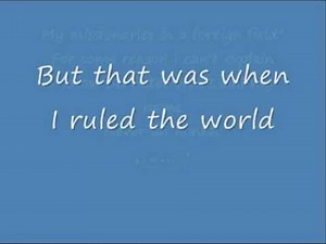 Coldplay viva la vida lyrics