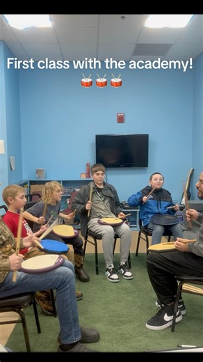 First Day of Drumline Class 🥁 | Beginner Drum Students with the TBTE Drumline academy #drumline