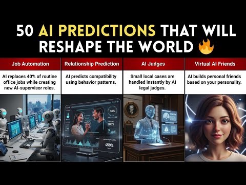 Top 50 AI Predictions That Will Reshape the World | Future Technology Explained