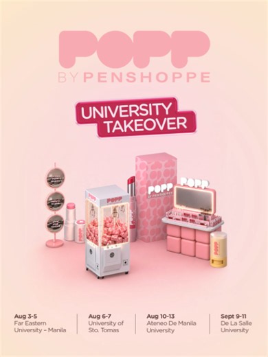one last look before the doors open... 👀 FEU Manila, we'll see you tomorrow! 🟢 come discover your colors, snap your photobooth moment, and maybe even become the next POPP Campus Crush. ✨