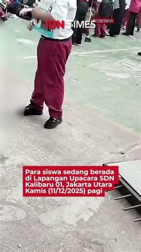 Mobil MBG Tabrak Siswa di Lapangan Upacara SDN Kalibaru Jakut