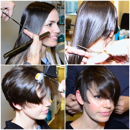 1.6M views · 8.2K reactions | Extreme hair makeover from long to short!  | MetDaan | Facebook