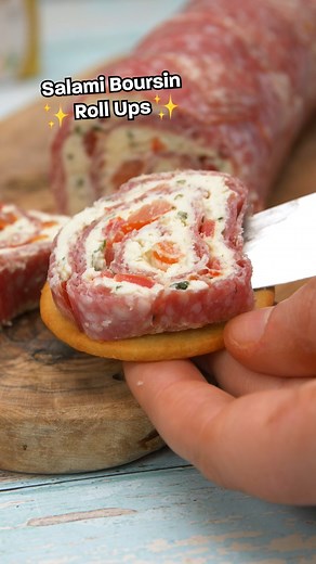 2M views · 12K reactions | Salami Boursin Roll Ups 燎 The no-cook,...