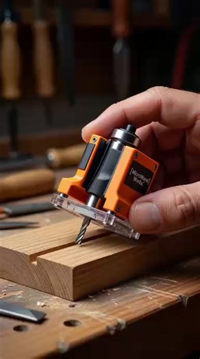 MicroWood Works | Tiny Router, Real Power — Mini Palm Router in Action 🔥 | Instagram