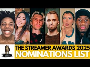 The Streamer Awards 2025 | Complete Nominations List
