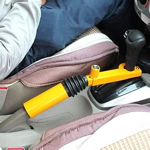 Handbrake to GearStick Lock Gear - Fits Manual and Automatic Cars, Anti-Theft Device for Truck Van SUV