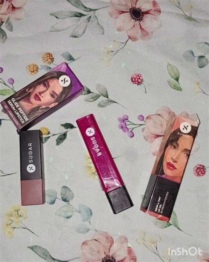 Sugar Cosmetics Makeup Haul 💄💄💄 #makeup #gloss #lipstick #beauty #sugarcosmetic #sugarcosmetics