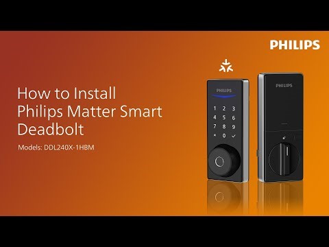 How to install the Philips Matter smart deadbolt (DDL240X-1HBM) | How to Series