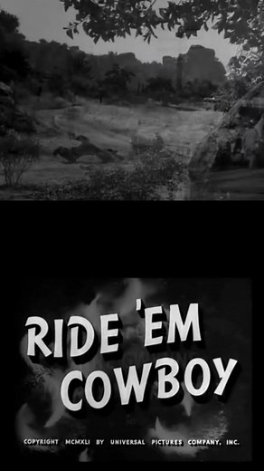 Abbott and Costello - Ride 'em Cowboy (1942) - Ella's Fitzgerald - a tisket, a tasket #abbottandcostello #rideemcowboy #comedy #1940s #ellafitzgerald