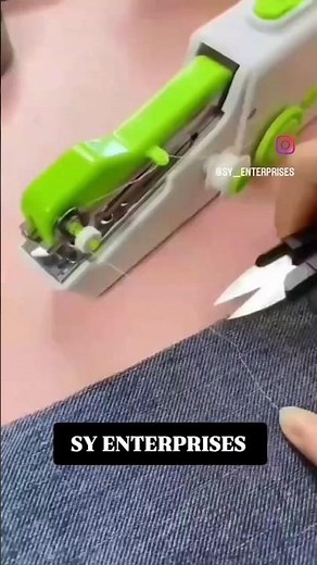 Electric Handy Stitch Machine Portable Handheld Sewing for Quick Fixes | Mini Stapler Silai for Home