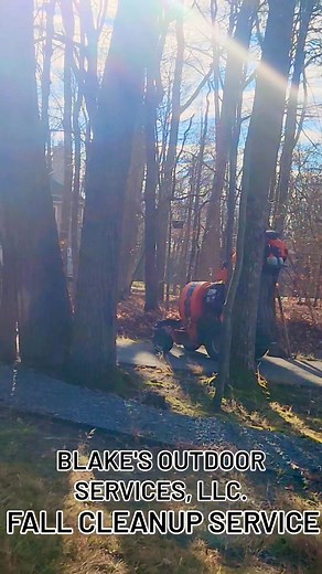 1K views · 32 reactions | Fall Leaf Cleanup Service | Blake's Outdoor Services, LLC. | Facebook