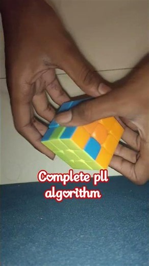 complete pll algorithm of cube