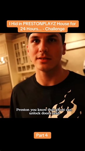 I Hid in PRESTONPLAYZ House for 24 Hours... - Challenge #edit #fyp #for #challenge #foryoupage
