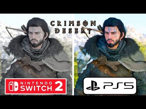 Crimson Desert PS5 vs Nintendo Switch 2 Graphics Comparison