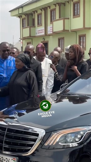 Vice President Naaana Jane Opoku Agyemang arrives at the final funeral of the late Hon. Naser Mahama