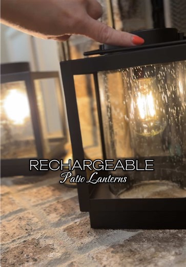 #lanterns #rechargeablelights #patiomakeover #cozyvibes #qvc @QVC, Inc