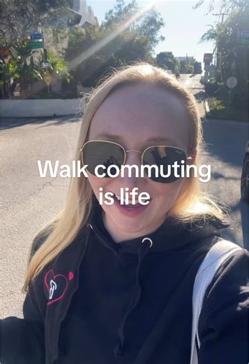 Either you think I’m insane or you kind of get it. Let me know. When I moved to LA, people’s favorite thing to tell me is how unsalable it is! Over one year into living here, I walk commute as often as I can to save money on parking, Ubers, and Waymos. I hate parallel parking, so this eliminates that stress completely. It also doubles as part of my daily movement. I know this is a privilege. Not everyone lives somewhere safe or walkable. This is only for people who genuinely feel safe doing it. 