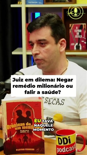A juiz enfrentou um dilema: negar ou conceder um remédio de R$9 milhões para uma criança. O dinheiro sairia dos cofres públicos. Uma decisão que pesou, mas que o inspirou a escrever. #Dilemas #Justiça #Livros #Reflexão #Inspiração