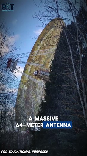 The Giant Ear Listening to the Universe: Kalyazin RT-64 Radio Telescope #usashorts #documentary#fyp