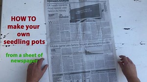 4.7K views · 30 reactions | Get the kids involved and make your own seedling pots from a sheet of newspaper - just in time for spring! #makeyourown #seedlingpots #spring #howto | The Gardener Magazine | Facebook