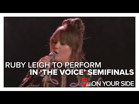 Ruby Leigh performs in semifinals Monday on 'The Voice'