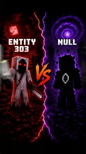 Null VS Entity 303 || Who Win? #minecraft